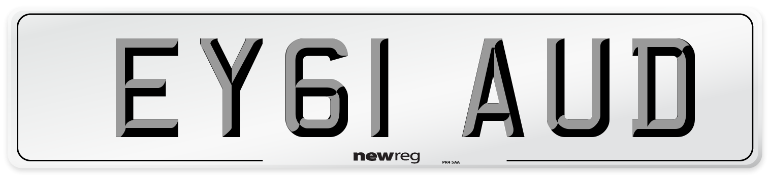 EY61 AUD Number Plate from New Reg
